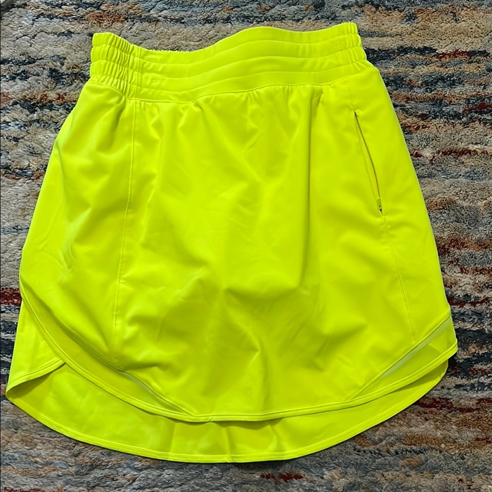 lululemon athletica Neon Yellow Skirt